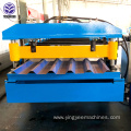 Trapezoid roof sheet roll forming machine